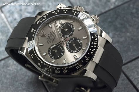 white gold rolex daytona|daytona white gold oysterflex 2023.